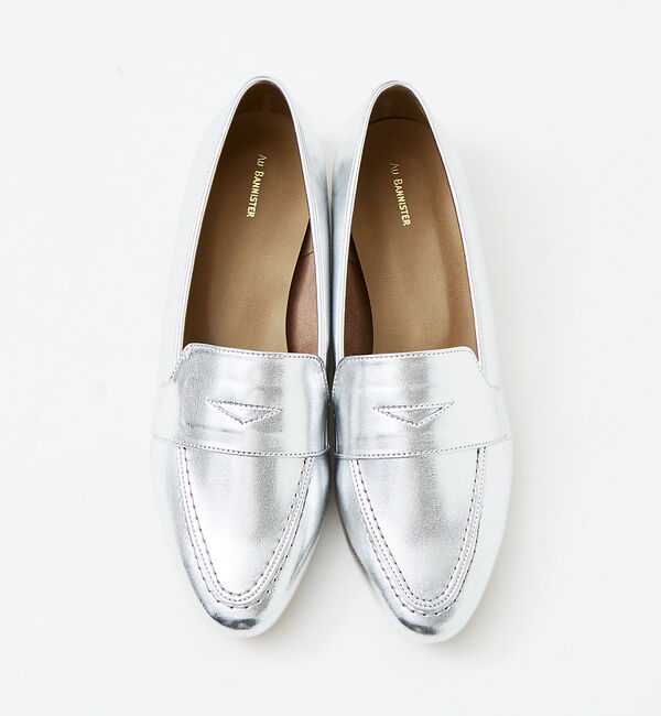 AU BANNISTER「【晴雨兼用】生活防水ローファー」|レインシューズ|