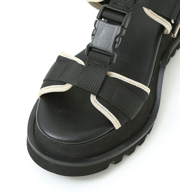 AU BANNISTER「【軽量】リリースバックルスポーツサンダル」|サンダル|