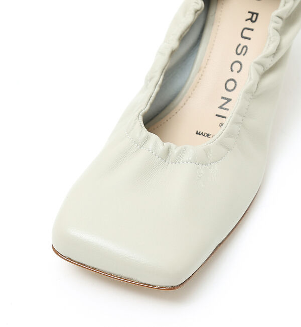 AU BANNISTER「●【別注】FABIO RUSCONI スクエアトゥギャザーパンプス」|パンプス|