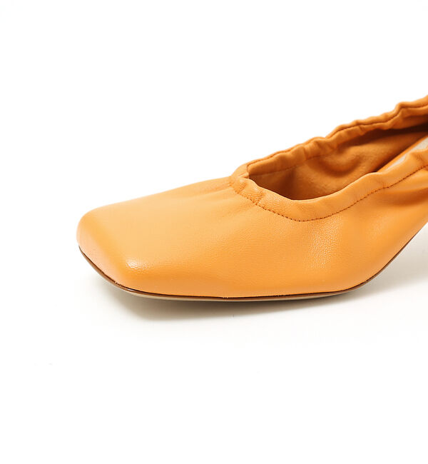 AU BANNISTER「●【別注】FABIO RUSCONI スクエアトゥギャザーパンプス」|パンプス|