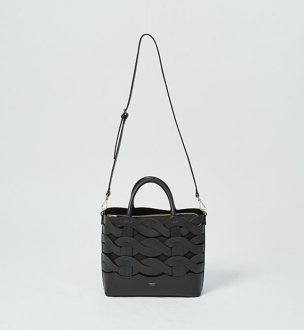 LOWELL things「Corde/レザーウェービーメッシュ2WAYトートバッグ」|トートバッグ|