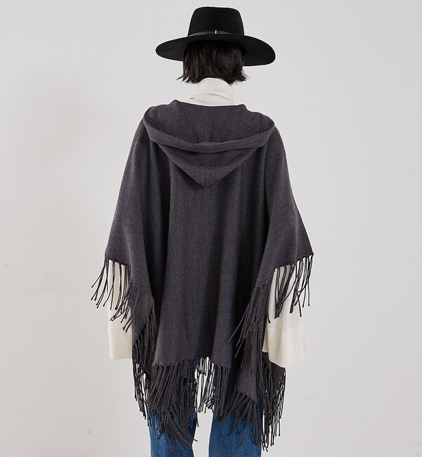 The Store by C' 「【TWP】Take Me Home／フード付きポンチョ」|ニット・セーター|