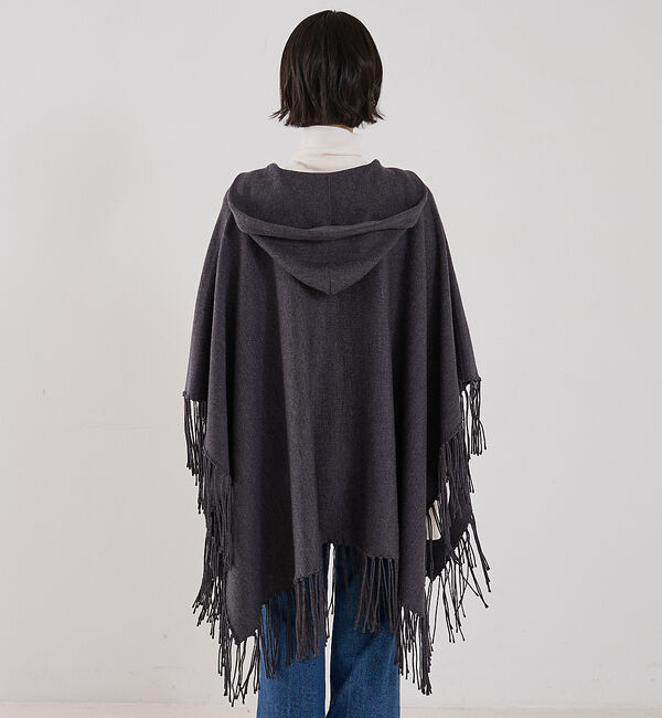 The Store by C' 「【TWP】Take Me Home／フード付きポンチョ」|ニット・セーター|