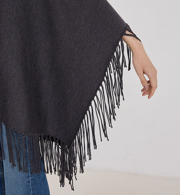 The Store by C' 「【TWP】Take Me Home／フード付きポンチョ」|ニット・セーター|