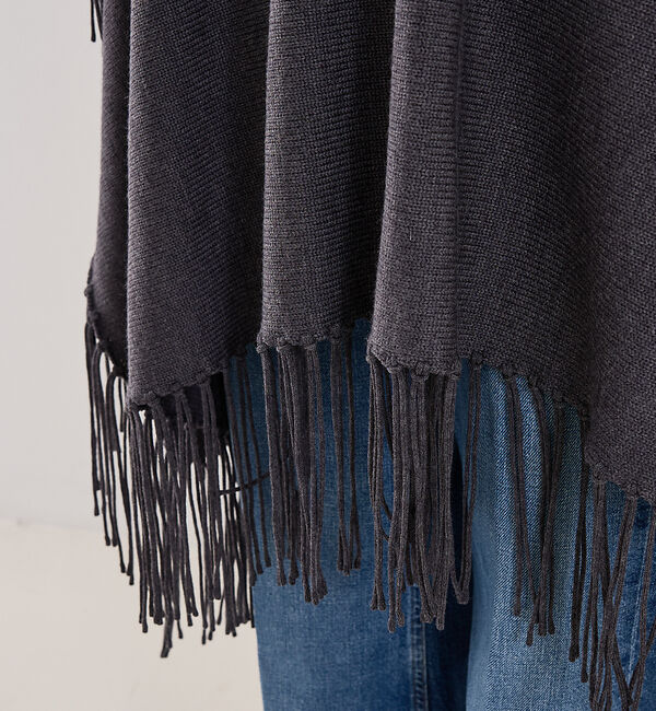 The Store by C' 「【TWP】Take Me Home／フード付きポンチョ」|ニット・セーター|