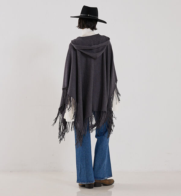 The Store by C' 「【TWP】Take Me Home／フード付きポンチョ」|ニット・セーター|