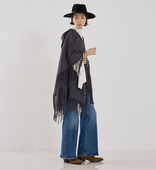 The Store by C' 「【TWP】Take Me Home／フード付きポンチョ」|ニット・セーター|