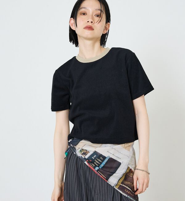 NOMINE「袖 パイル Tシャツ【予約】」|Tシャツ・カットソー|