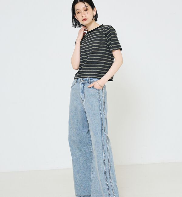 NOMINE「袖 パイル Tシャツ【予約】」|Tシャツ・カットソー|