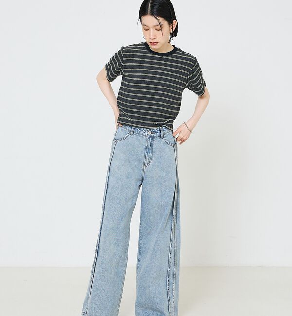 NOMINE「袖 パイル Tシャツ【予約】」|Tシャツ・カットソー|