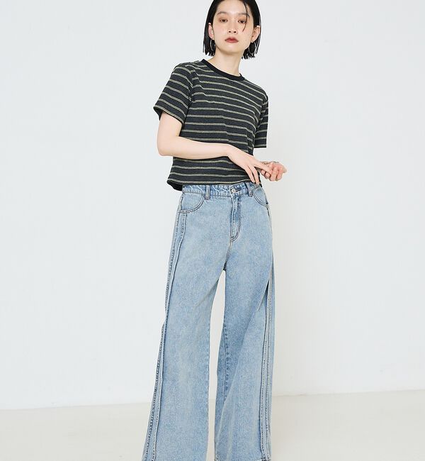 NOMINE「袖 パイル Tシャツ【予約】」|Tシャツ・カットソー|