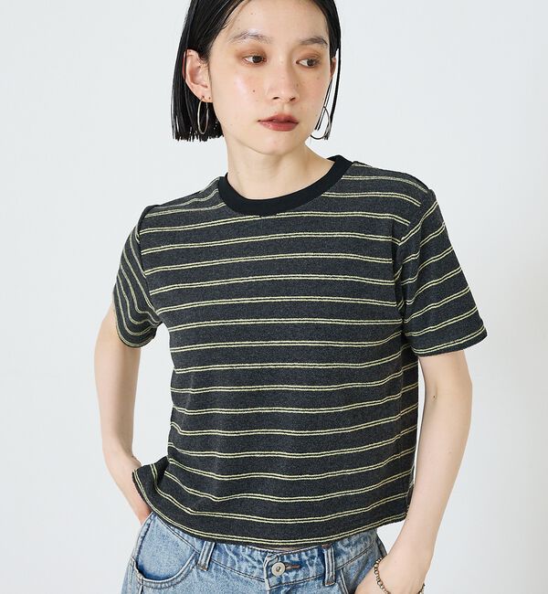 NOMINE「袖 パイル Tシャツ【予約】」|Tシャツ・カットソー|