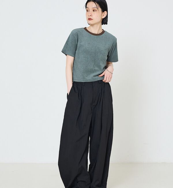 NOMINE「袖 パイル Tシャツ【予約】」|Tシャツ・カットソー|