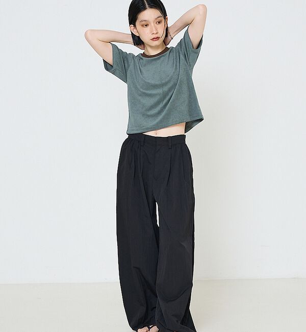 NOMINE「袖 パイル Tシャツ【予約】」|Tシャツ・カットソー|