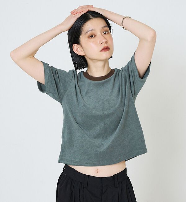 NOMINE「袖 パイル Tシャツ【予約】」|Tシャツ・カットソー|