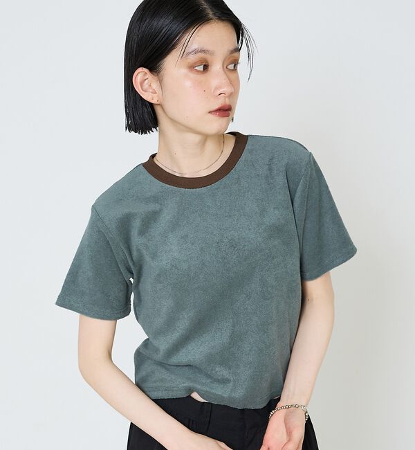 NOMINE「袖 パイル Tシャツ【予約】」|Tシャツ・カットソー|