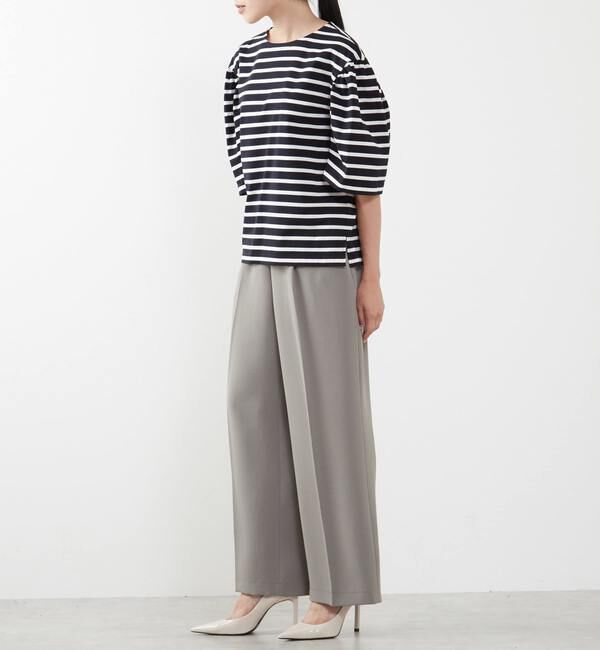 TIARA「パフギャザースリーブカットソー」|Tシャツ・カットソー|