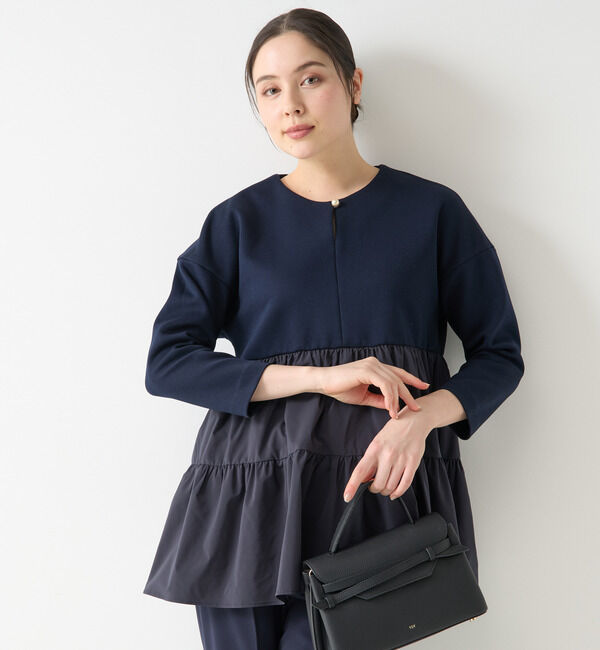 TIARA「コンビティアードトップス」|Tシャツ・カットソー|