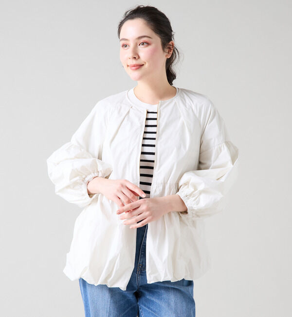 TIARA「ペプラムブルゾン」|ブルゾン・スタジャン|