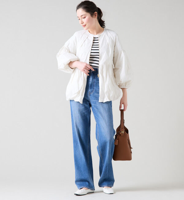 TIARA「ペプラムブルゾン」|ブルゾン・スタジャン|