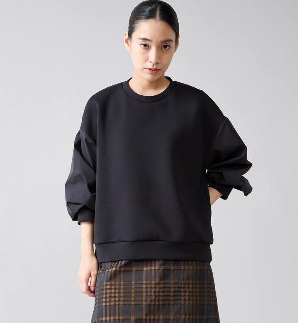 TIARA「タフタスリーブスウェットプルオーバー」|Tシャツ・カットソー|