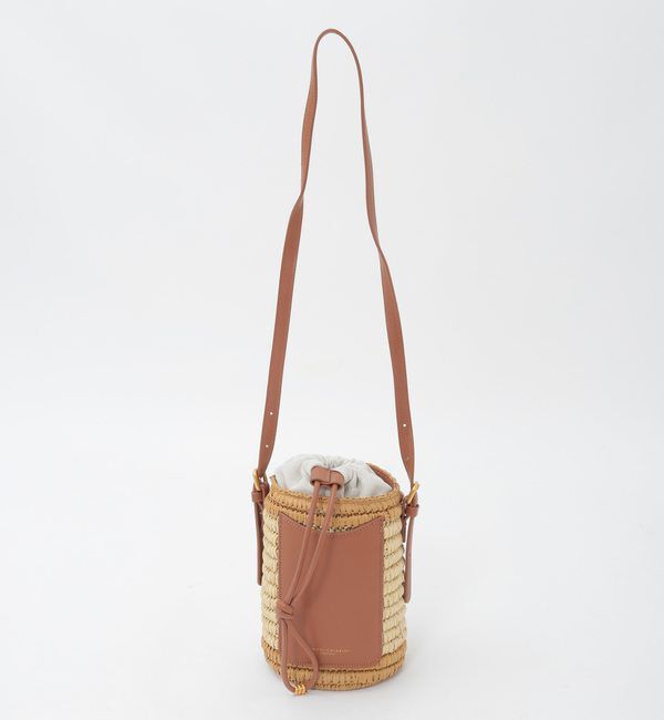 TIARA「【Gianni Chiarini/ジャンニキャリーニ】レザーカゴバッグ」|かごバッグ|ベージュ