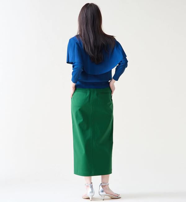 TIARA「Vネックケープニット」|ニット・セーター|