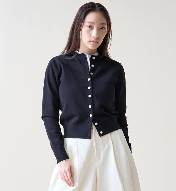 TIARA「アクセントボタンカーディガン」|カーディガン|