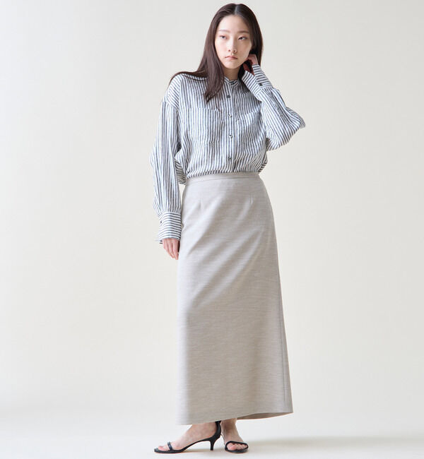 TIARA「シンプルロングタイトスカート」|スカート|