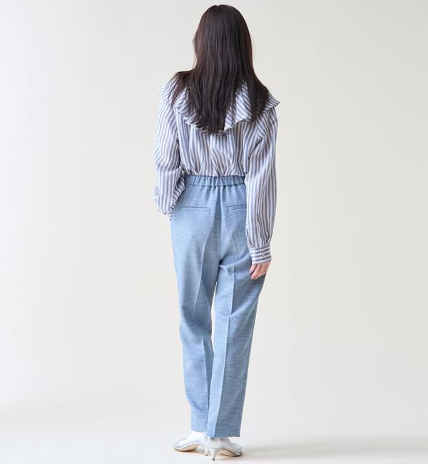 TIARA「タックテーパードパンツ」|スラックス|