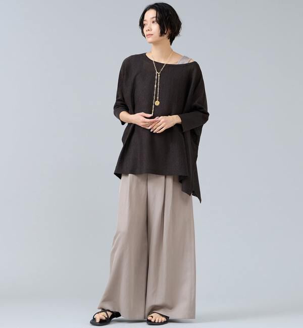 Liesse「ワイドドルマンオーバーニット」|ニット・セーター|