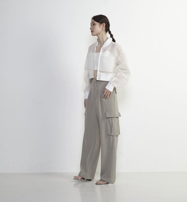 SOFFITTO「シアーショート丈MA-1」|ブルゾン・スタジャン|