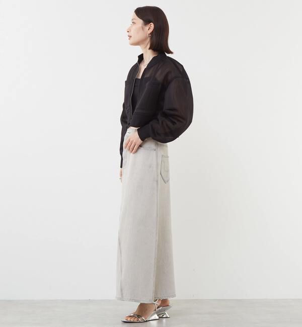 SOFFITTO「シアーショート丈MA-1」|ブルゾン・スタジャン|