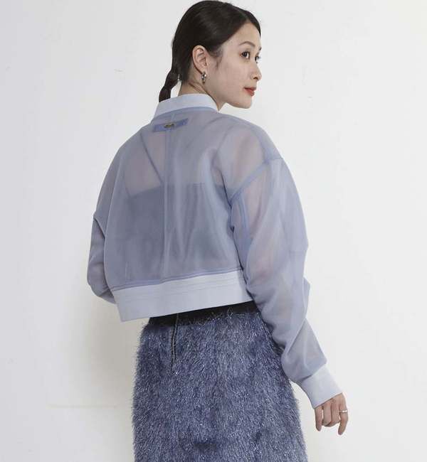 SOFFITTO「シアーショート丈MA-1」|ブルゾン・スタジャン|