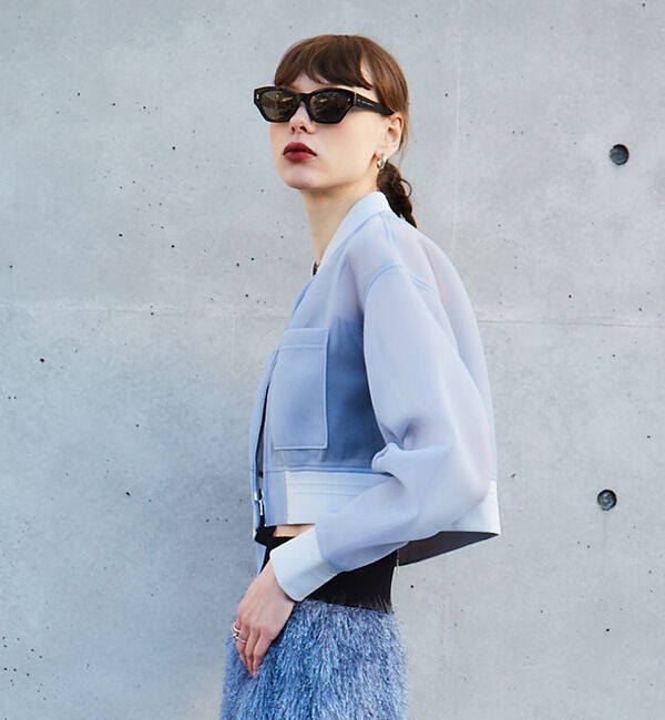 SOFFITTO「シアーショート丈MA-1」|ブルゾン・スタジャン|