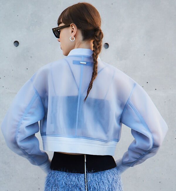 SOFFITTO「シアーショート丈MA-1」|ブルゾン・スタジャン|