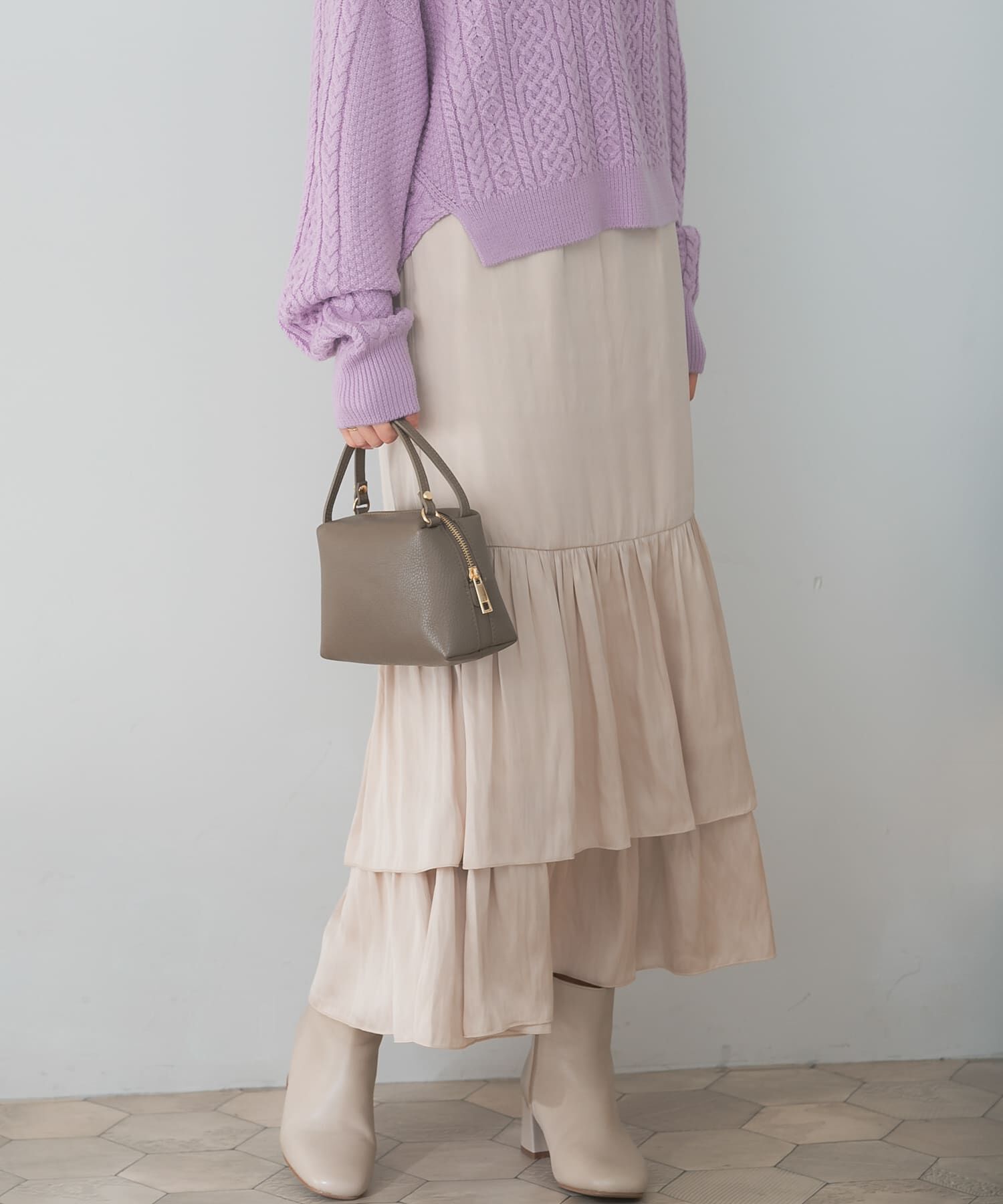 URBAN RESEARCH ROSSO「デザインティアードスカート」|スカート|