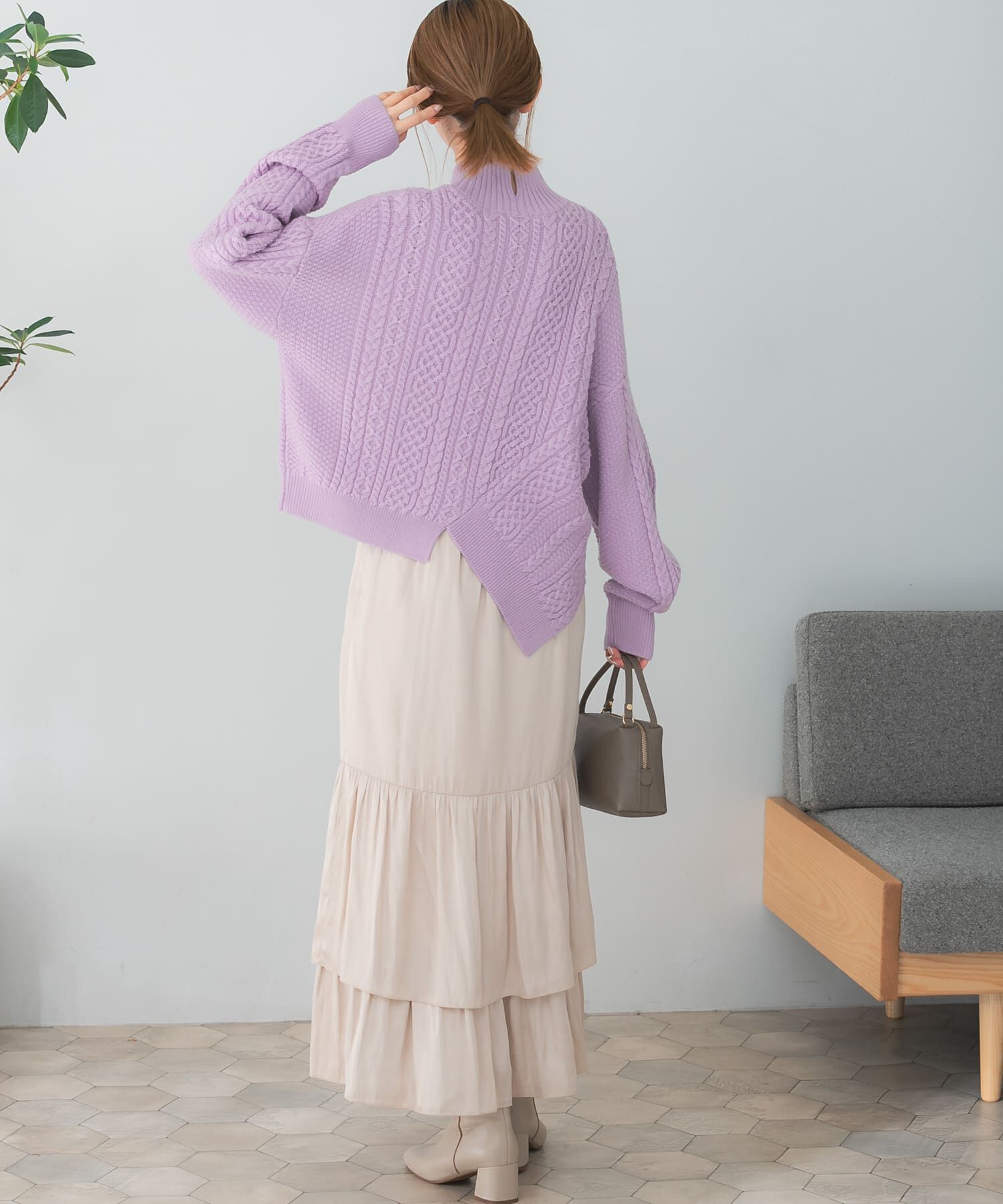 URBAN RESEARCH ROSSO「デザインティアードスカート」|スカート|