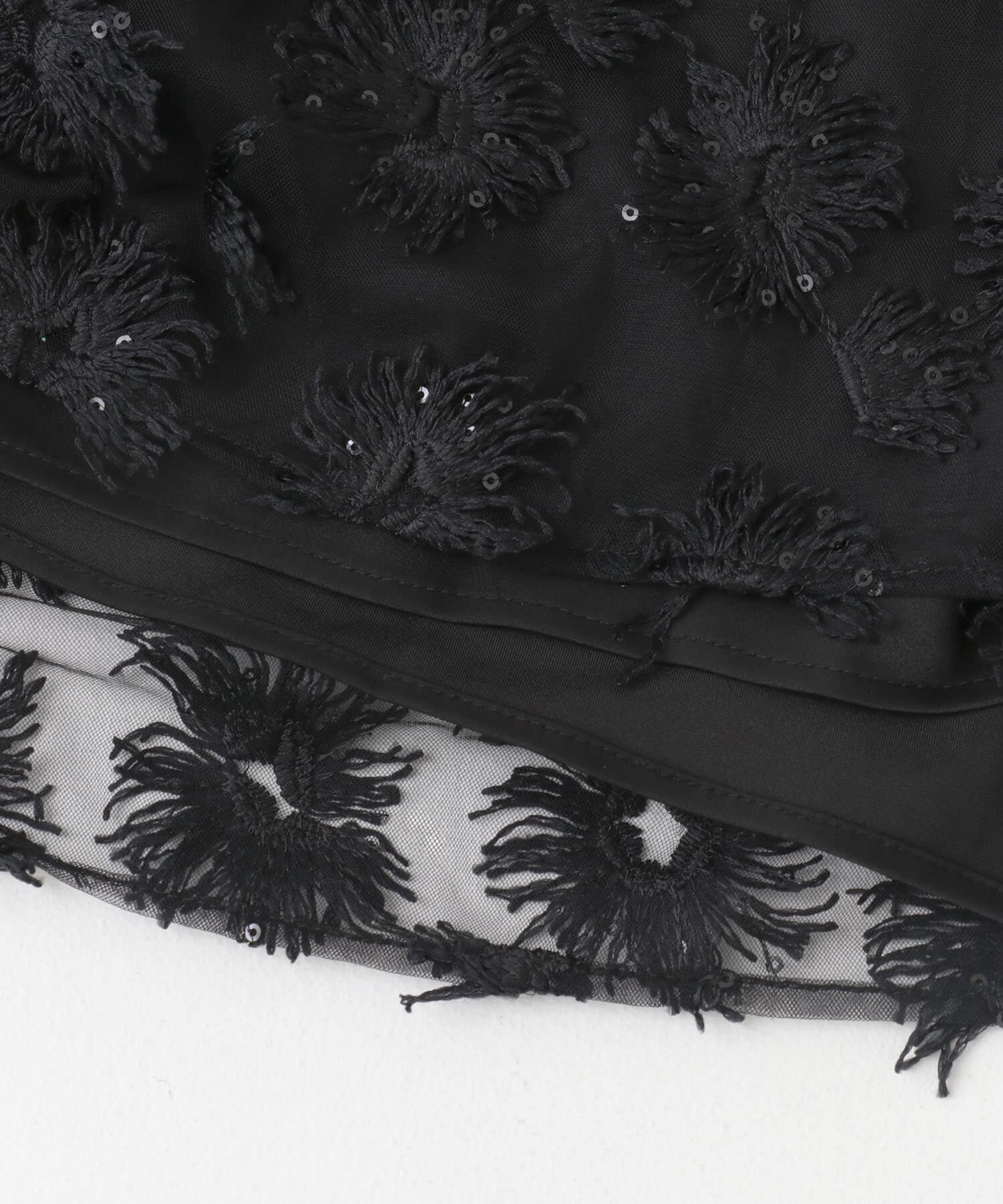 URBAN RESEARCH ROSSO「チュールフラワーレイヤードスカート」|スカート|