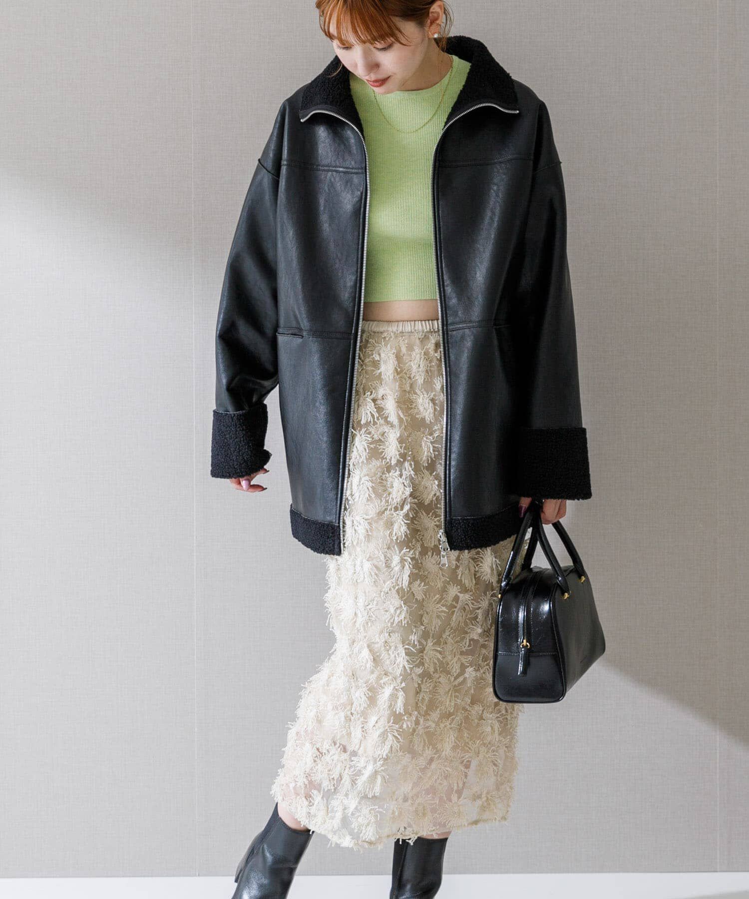 URBAN RESEARCH ROSSO「チュールフラワーレイヤードスカート」|スカート|