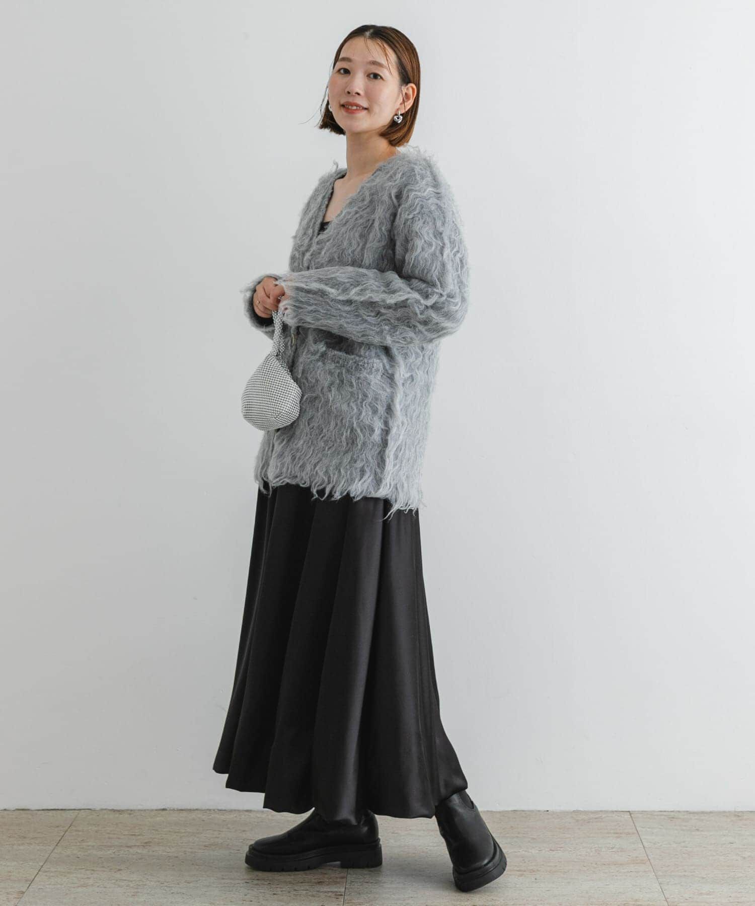 URBAN RESEARCH ROSSO「F by ROSSO　シープドッグシャギーカーディガン」|カーディガン|