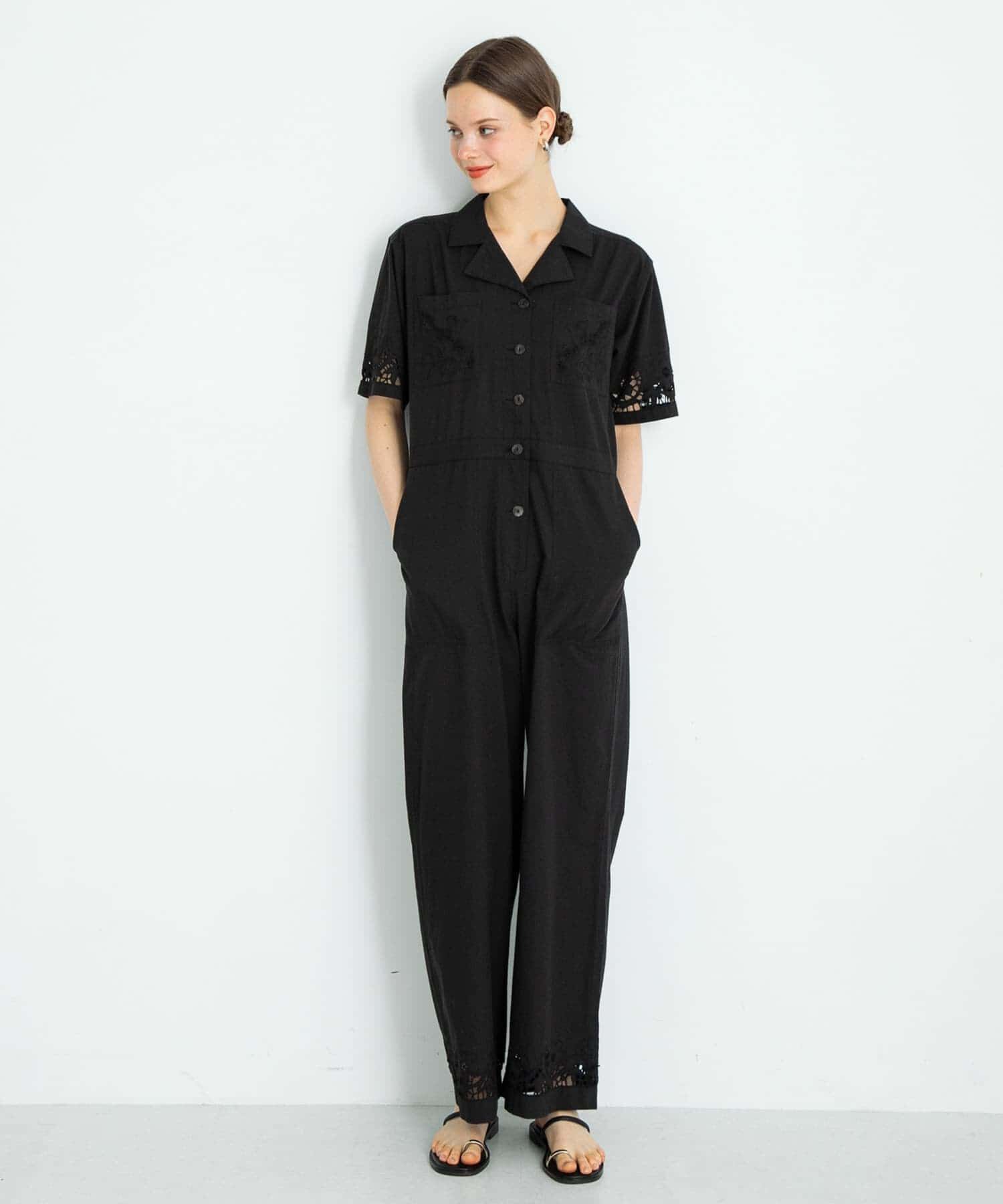 Sonny Label 「エンブロイダリーコットンオールインワン」|スカート|