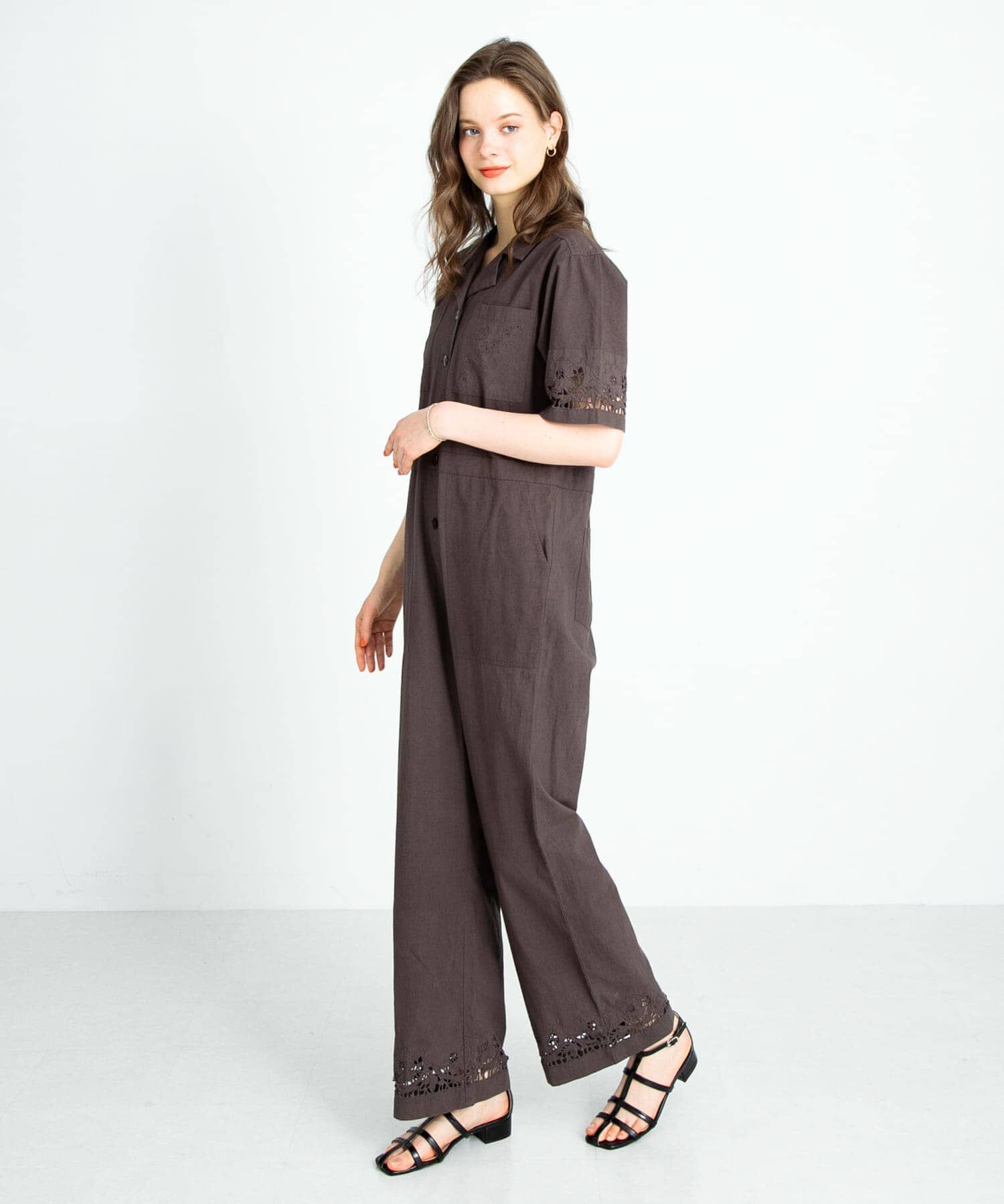 Sonny Label 「エンブロイダリーコットンオールインワン」|スカート|