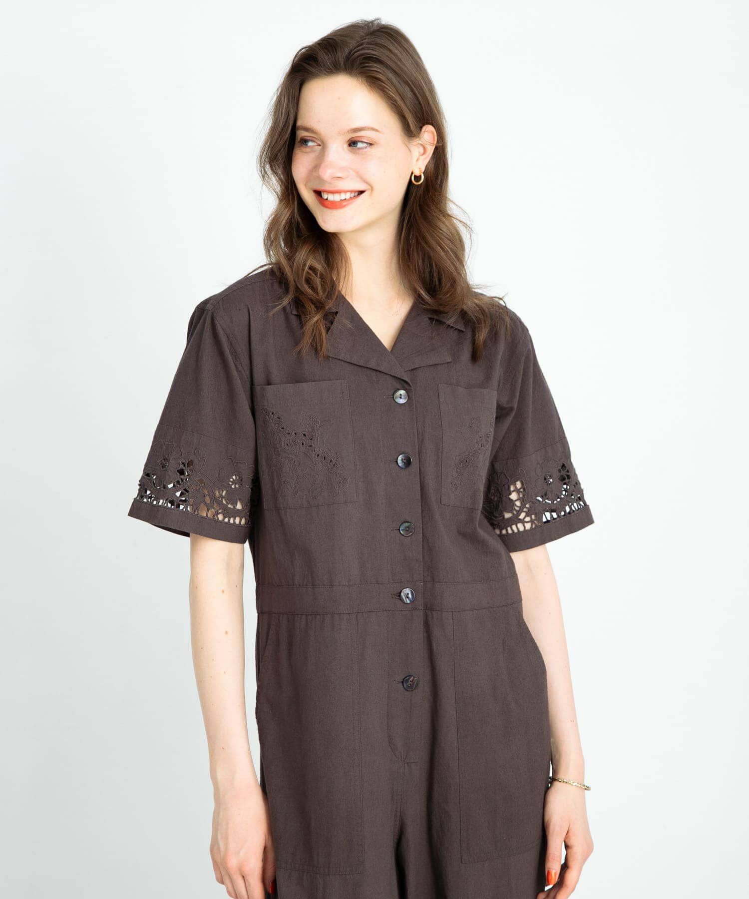 Sonny Label 「エンブロイダリーコットンオールインワン」|スカート|