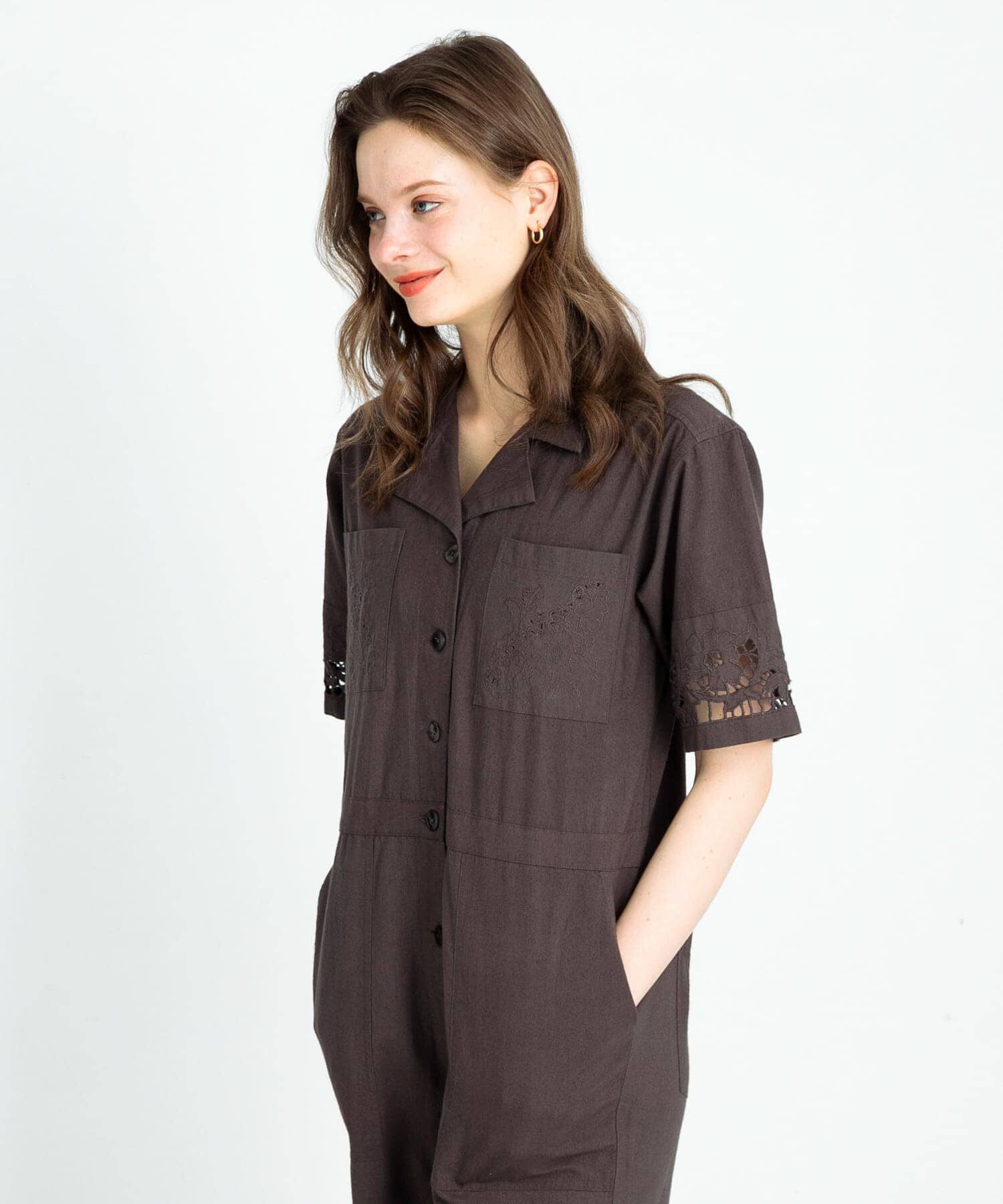 Sonny Label 「エンブロイダリーコットンオールインワン」|スカート|