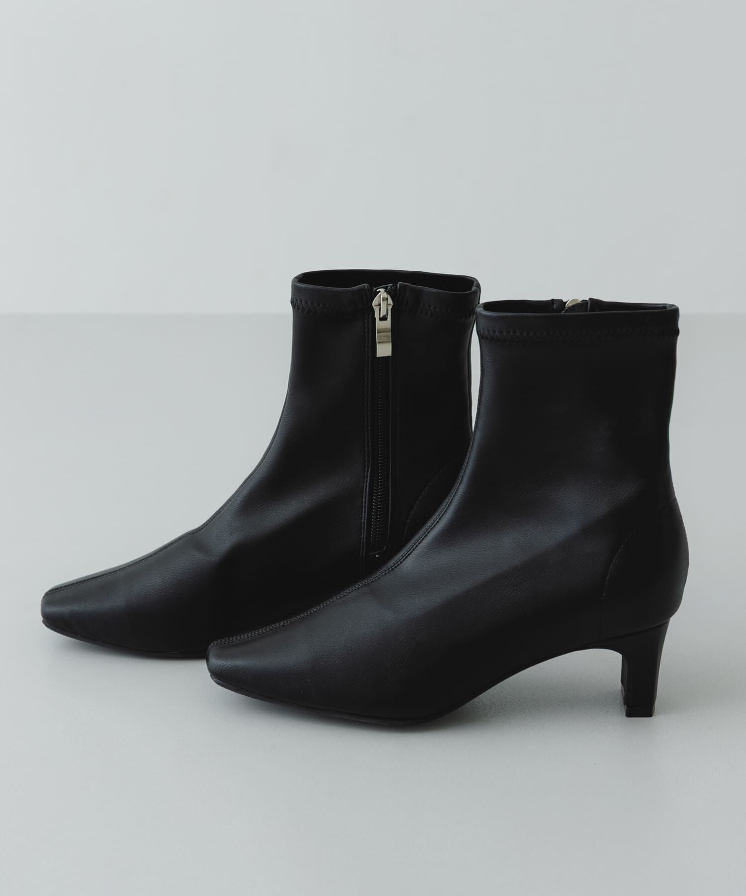 RODE SKO「『WEB限定』ヒールブーツ」|ショートブーツ|ブラック