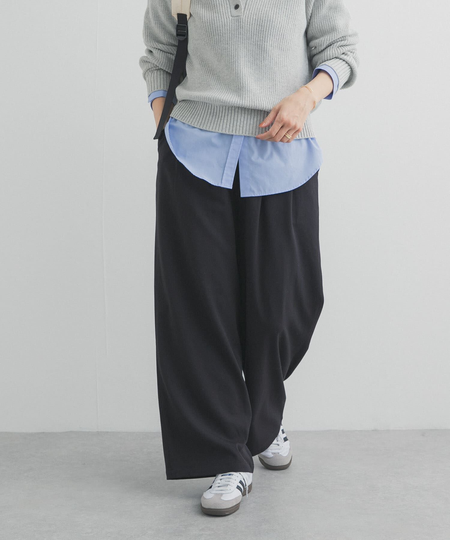 URBAN RESEARCH DOORS「『仁村紗和さん着用』『UR TECH』完声タックギャザーワイドパンツ」|その他|