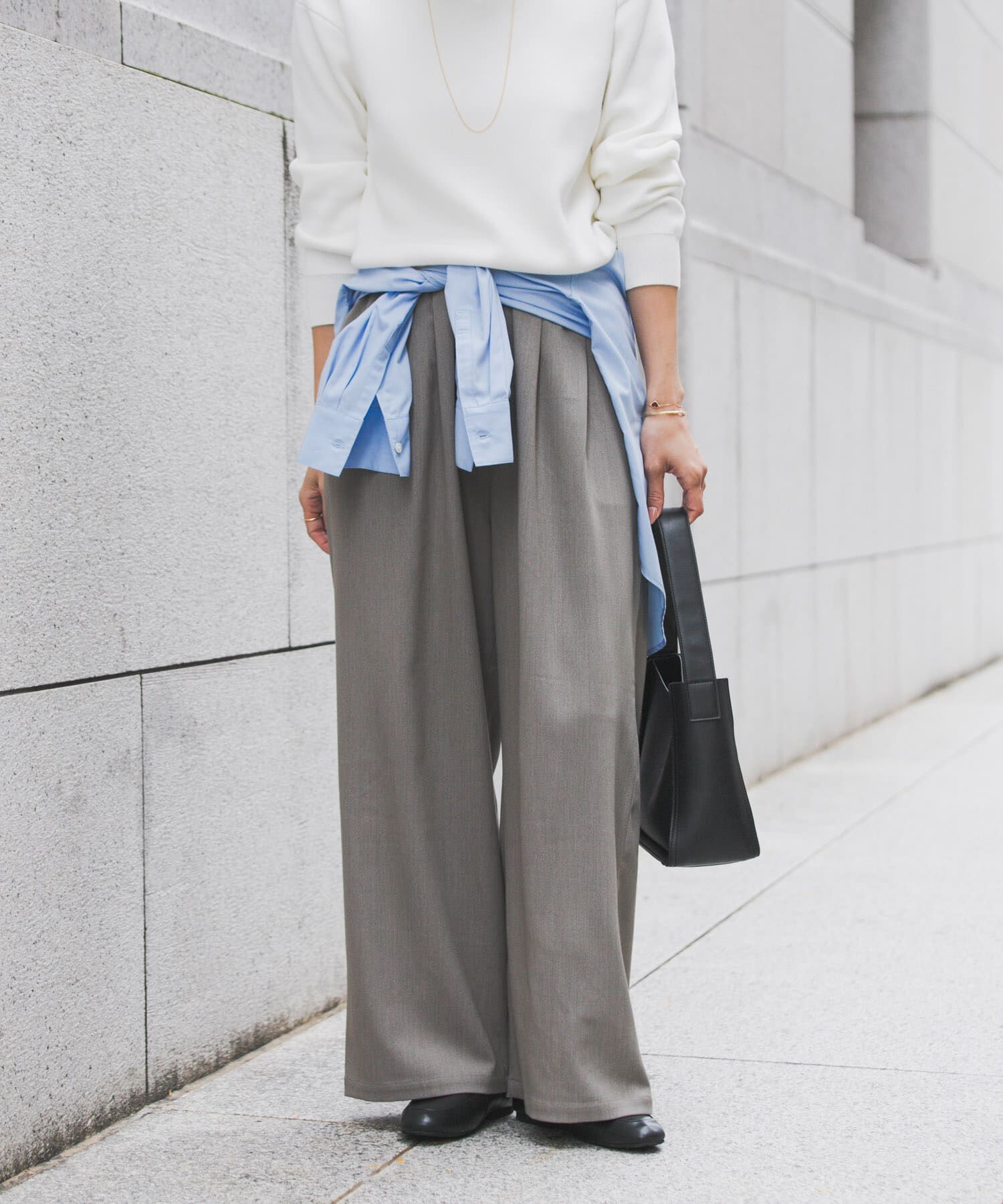 URBAN RESEARCH DOORS「『仁村紗和さん着用』『UR TECH』完声タックギャザーワイドパンツ」|その他|