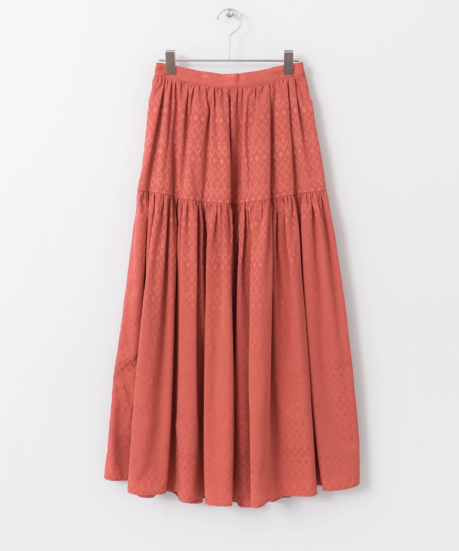  「ジャガードマキシスカート&there4;」|スカート|