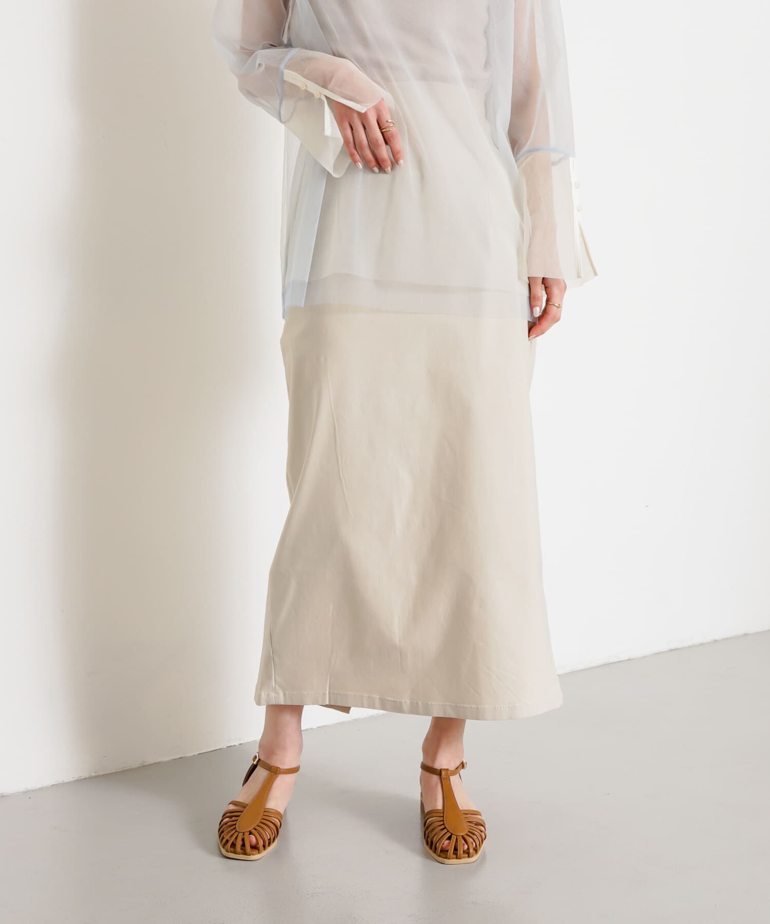 SENSE OF PLACE by URBAN RESEARCH「ストレッチサスツキハイウエストスカート」|スカート|